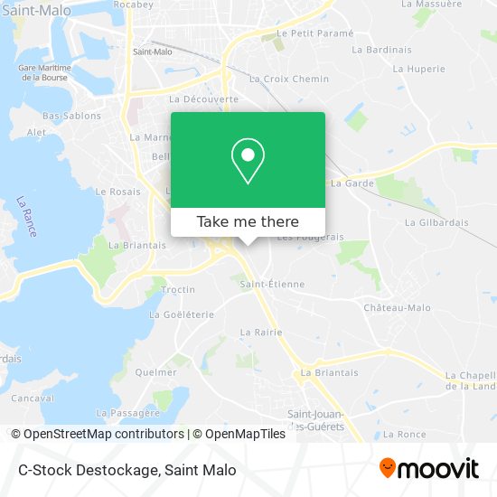 C-Stock Destockage map