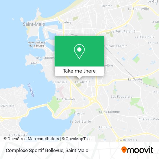Complexe Sportif Bellevue map