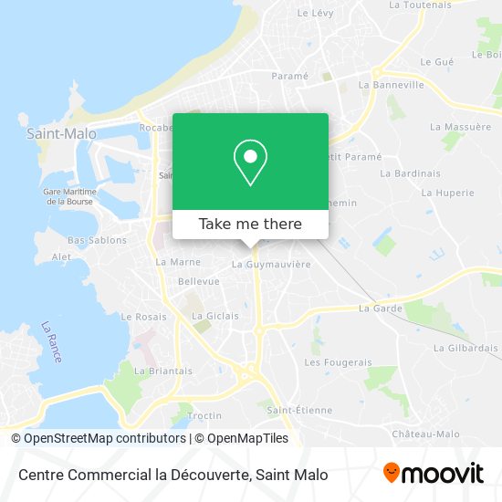 Centre Commercial la Découverte map