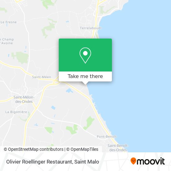 Mapa Olivier Roellinger Restaurant
