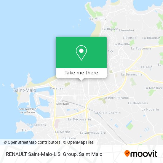 RENAULT Saint-Malo-L.S. Group map