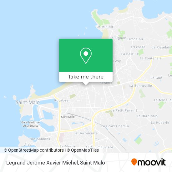 Legrand Jerome Xavier Michel map