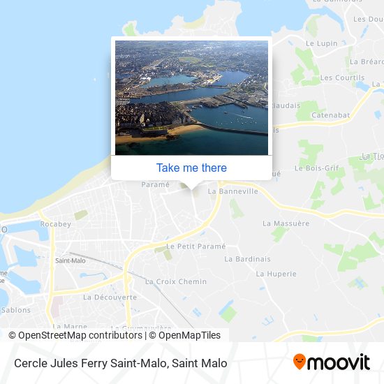 Cercle Jules Ferry Saint-Malo map