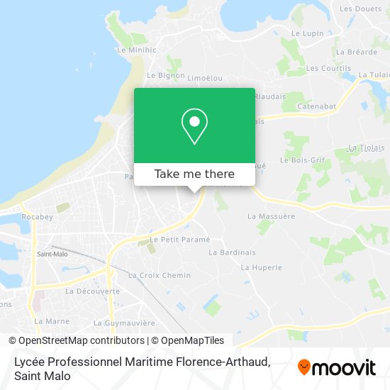 Lycée Professionnel Maritime Florence-Arthaud map
