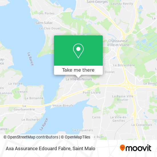 Axa Assurance Edouard Fabre map