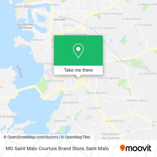 MG Saint Malo Courtois Brand Store map