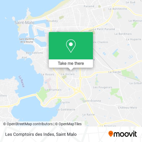 Les Comptoirs des Indes map