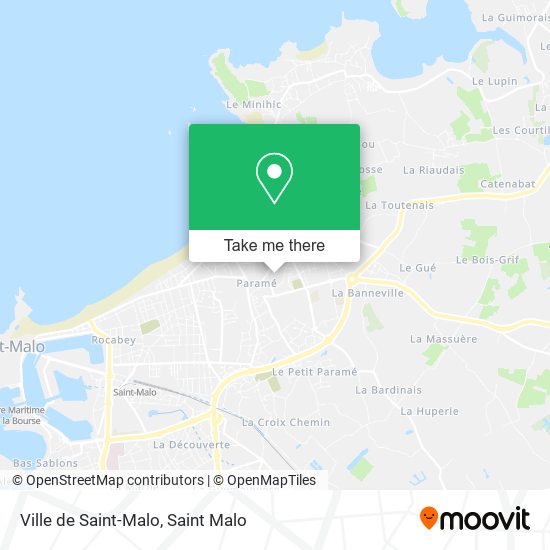 Ville de Saint-Malo map