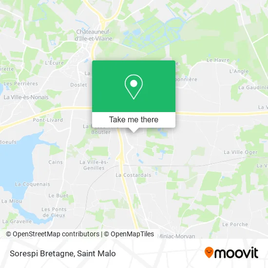 Sorespi Bretagne map