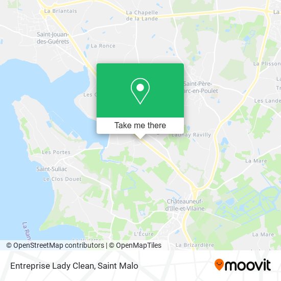 Entreprise Lady Clean map