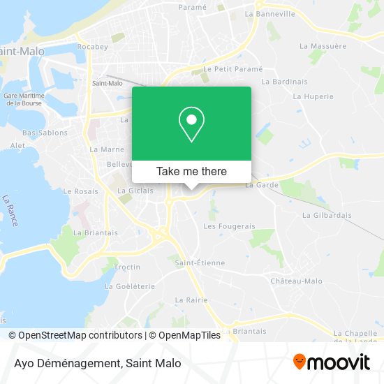 Ayo Déménagement map