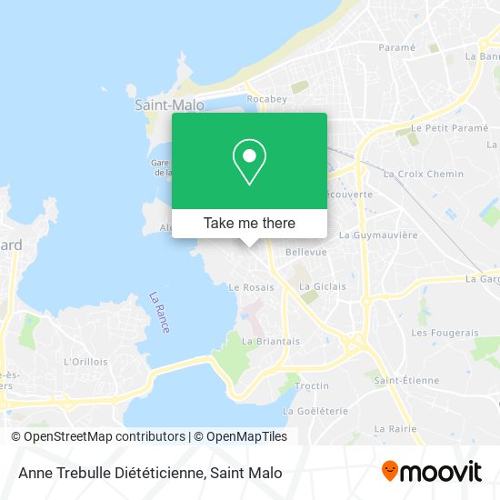 Anne Trebulle Diététicienne map