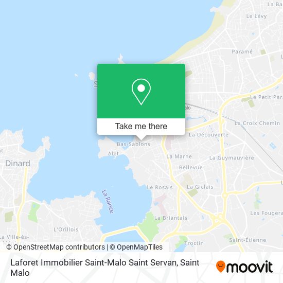Laforet Immobilier Saint-Malo Saint Servan map