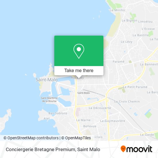 Mapa Conciergerie Bretagne Premium