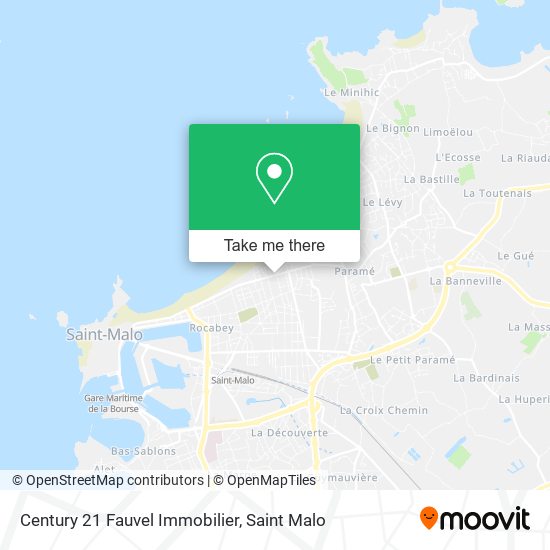 Century 21 Fauvel Immobilier map