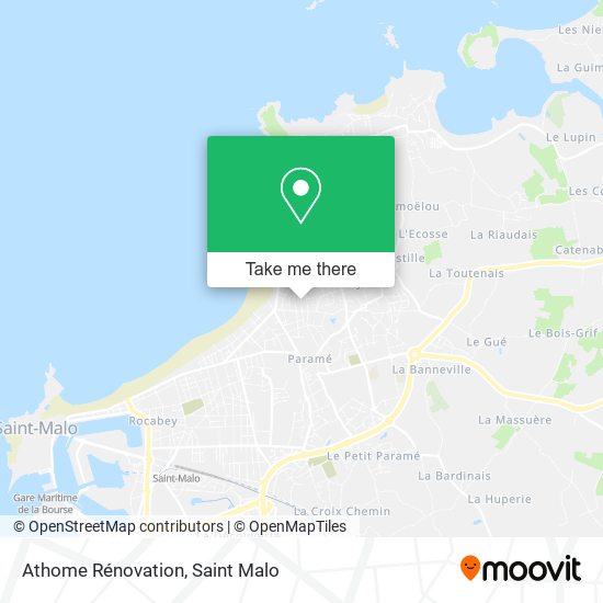Athome Rénovation map