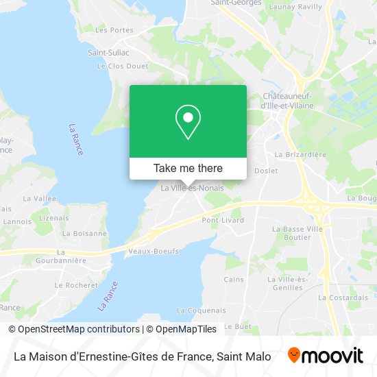 La Maison d'Ernestine-Gîtes de France map