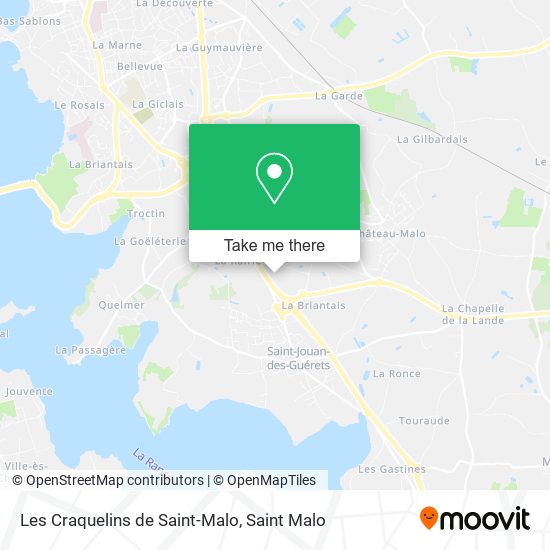 Les Craquelins de Saint-Malo map
