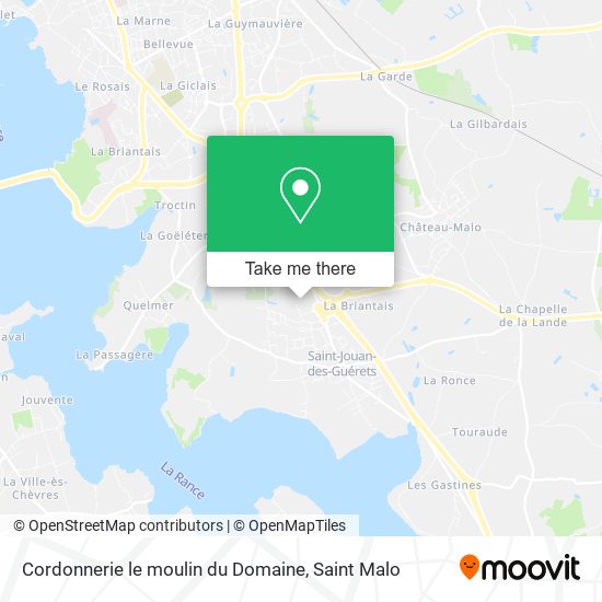 Cordonnerie le moulin du Domaine map