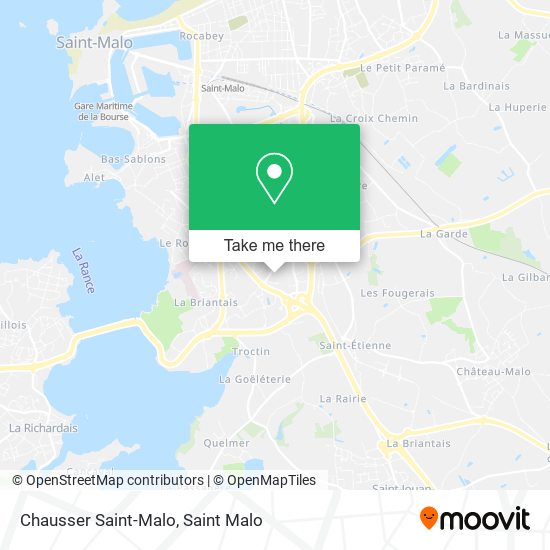 Chausser Saint-Malo map