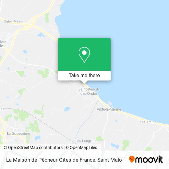 La Maison de Pêcheur-Gîtes de France map