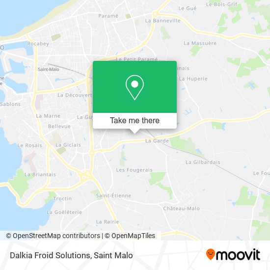 Dalkia Froid Solutions map