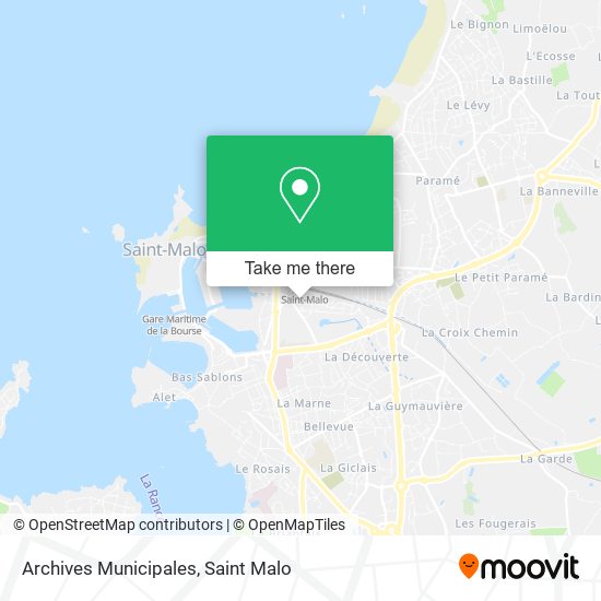 Archives Municipales map