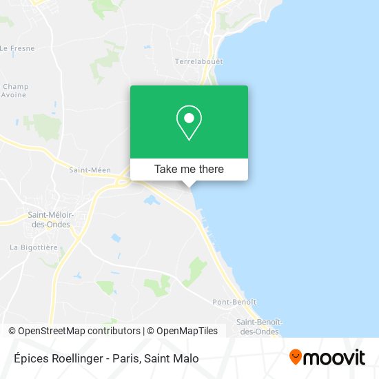 Épices Roellinger - Paris map