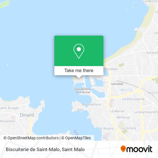 Biscuiterie de Saint-Malo map