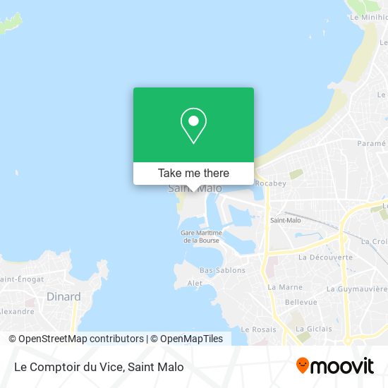 Le Comptoir du Vice map