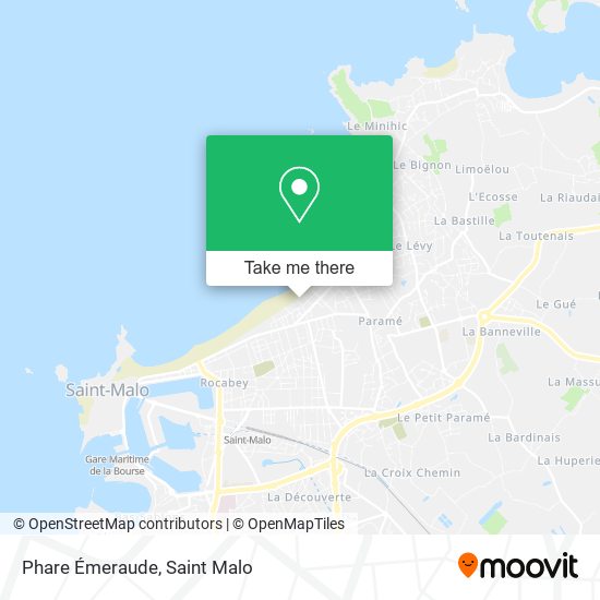 Phare Émeraude map