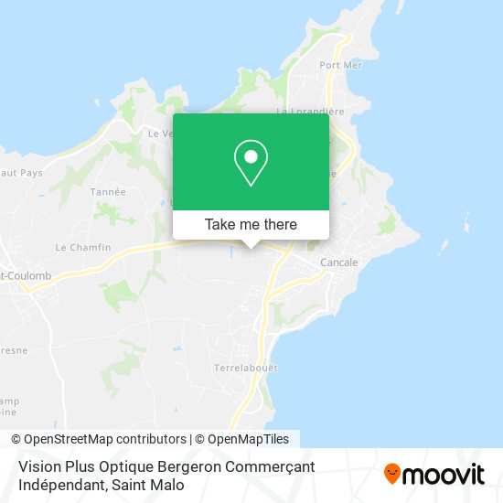 Vision Plus Optique Bergeron Commerçant Indépendant map