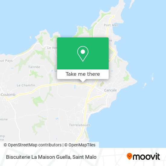 Mapa Biscuiterie La Maison Guella