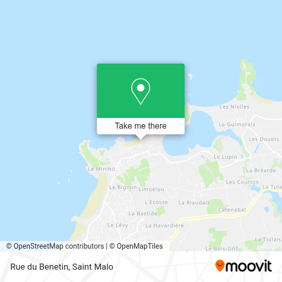 Rue du Benetin map