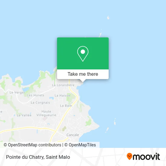 Pointe du Chatry map