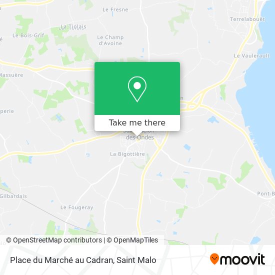 Place du Marché au Cadran map