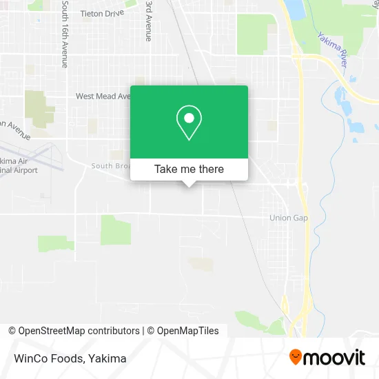 WinCo Foods map