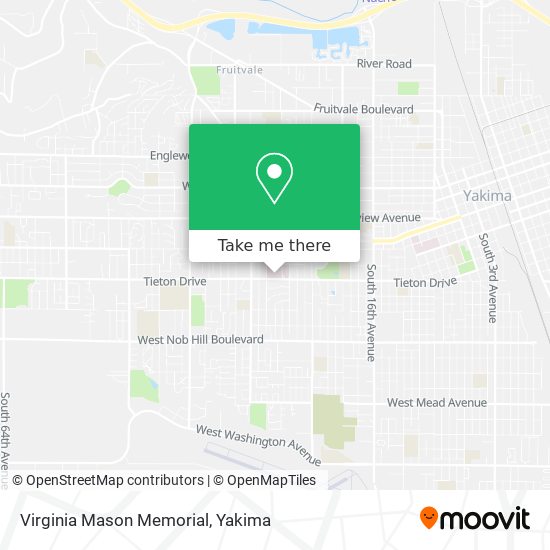 Virginia Mason Memorial map