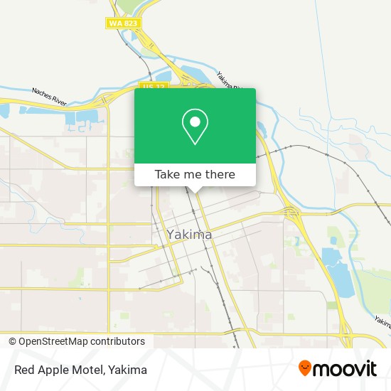 Red Apple Motel map