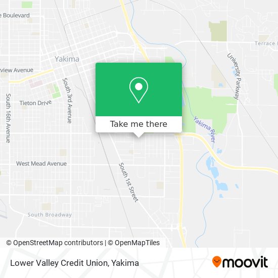 Lower Valley Credit Union map