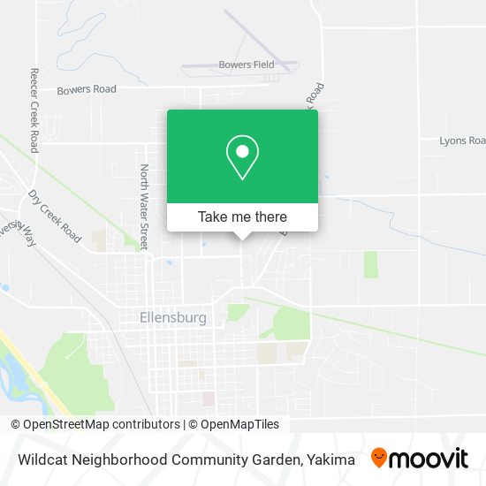 Wildcat Neighborhood Community Garden map
