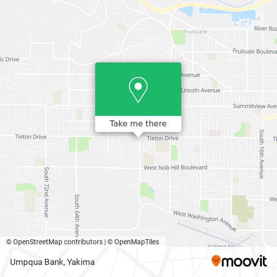 Umpqua Bank map