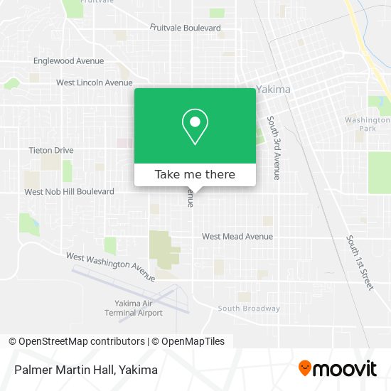 Mapa de Palmer Martin Hall