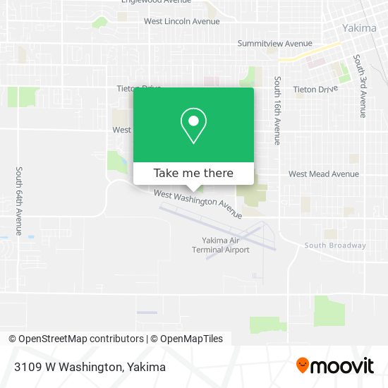 3109 W Washington map