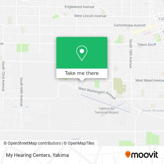 My Hearing Centers map