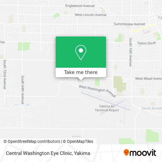 Mapa de Central Washington Eye Clinic