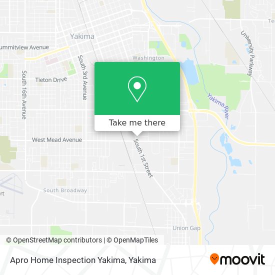 Apro Home Inspection Yakima map