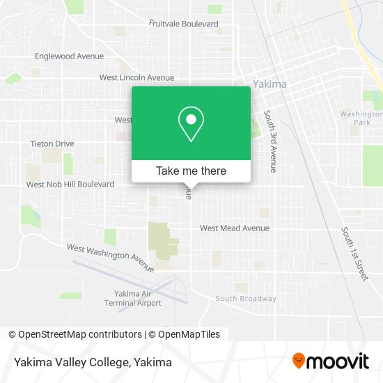 Mapa de Yakima Valley College