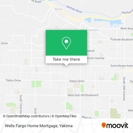 Wells Fargo Home Mortgage map