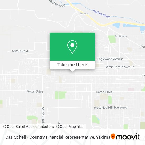 Mapa de Cas Schell - Country Financial Representative